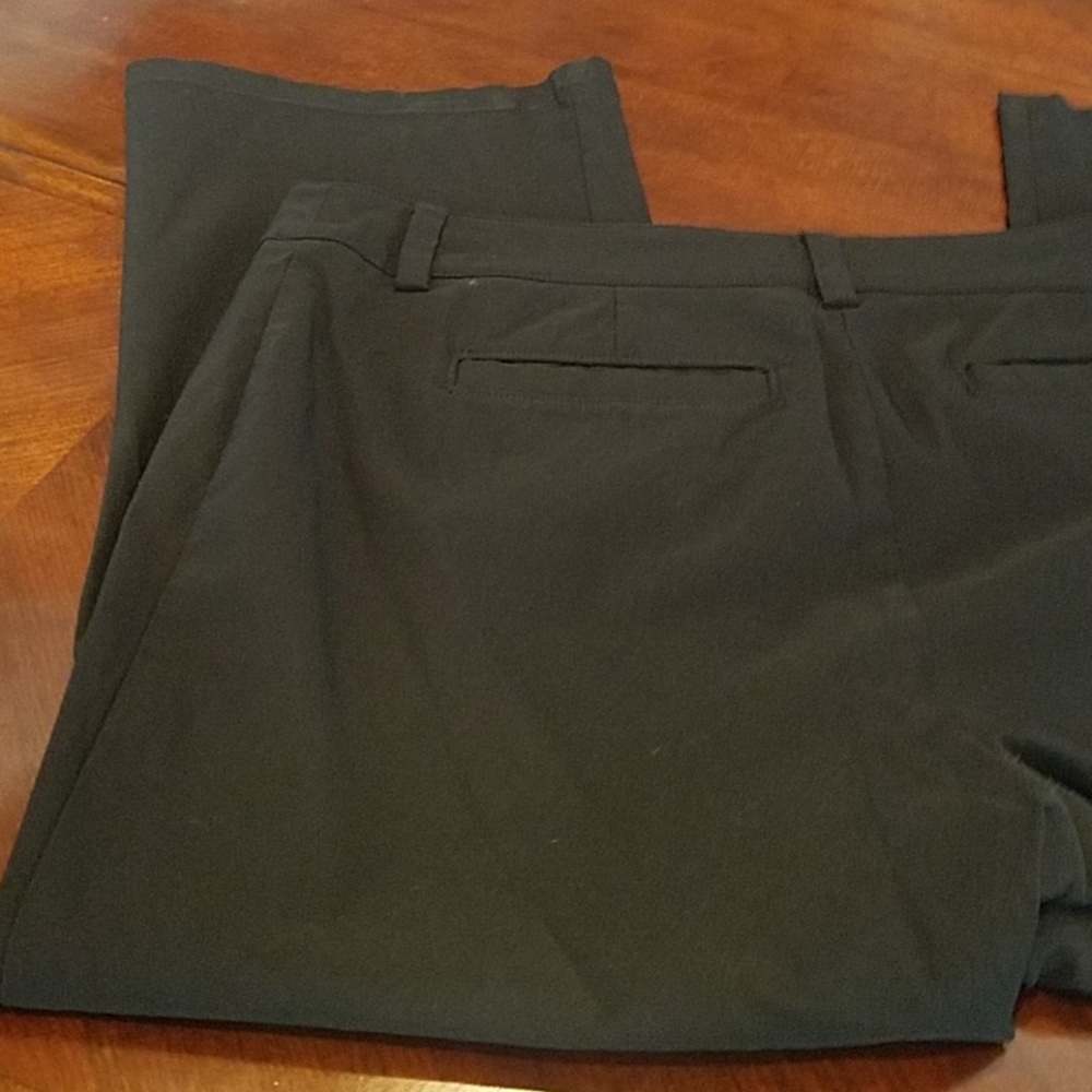 Inc black trousers pants size 14W Short - Picture 7 of 8